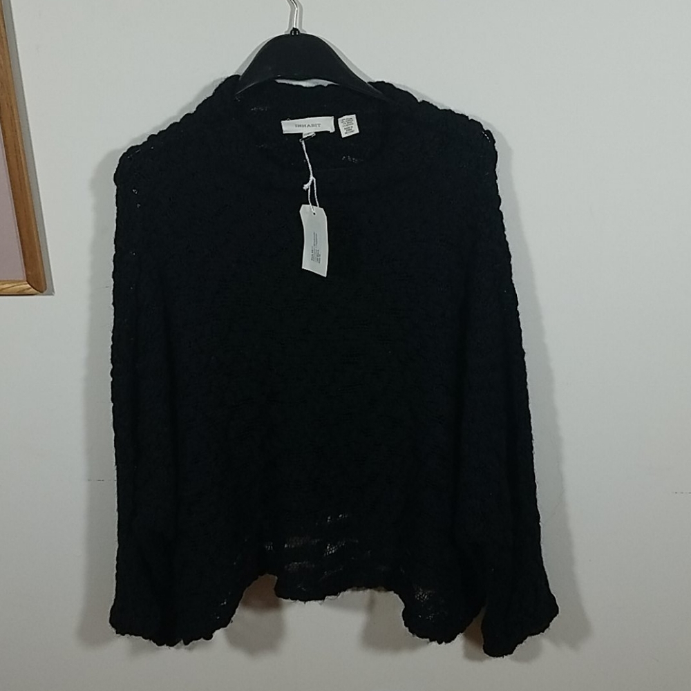 NWT Inhabit loose knit black sweater M